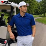 PGM YF913 Maglietta sportiva da golf da uomo con stampa, traspirante, ad asciugatura rapida e ad asciugatura rapida., M, L, XL, XXL