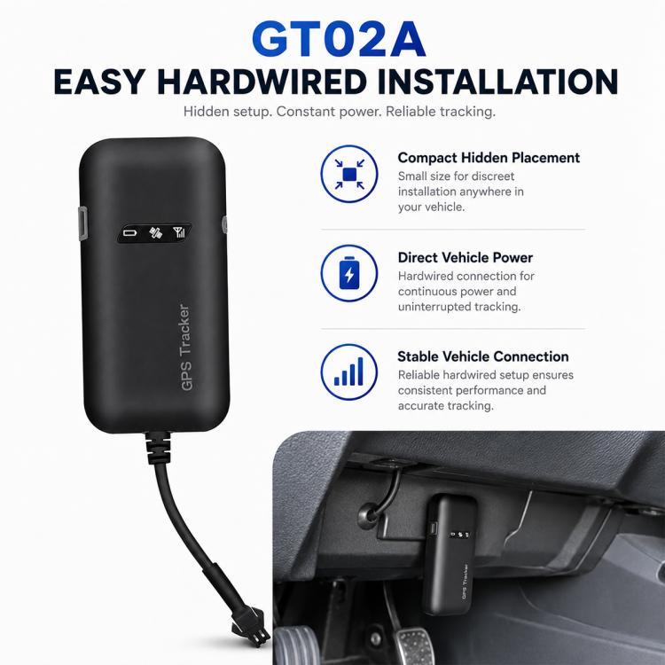 Localizzatore GPS per veicoli GT02A versione 2G, dispositivo di localizzazione intelligente per auto.