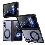 Custodia Kalebol MagSafe con anello in metallo per Galaxy Z Fold8, Fold8 Ultra e