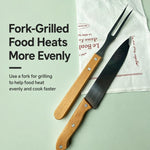 LsCook - Utensili portatili per barbecue in acciaio inossidabile con borsa per il trasporto, 2 PCS/Set, 3 PCS/Set, 4 PCS/Set