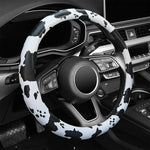 Coprivolante per auto con stampa mucca, diametro: 38 cm, without Shoulder Pads, with Shoulder Pads