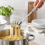 Utensili da cucina LsCook in acciaio inossidabile 430 per impieghi gravosi, Soup Ladle, Solid Spoon, Slotted Spoon, Solid Spatula, Slotted Spatula, Skimmer, Pasta Server