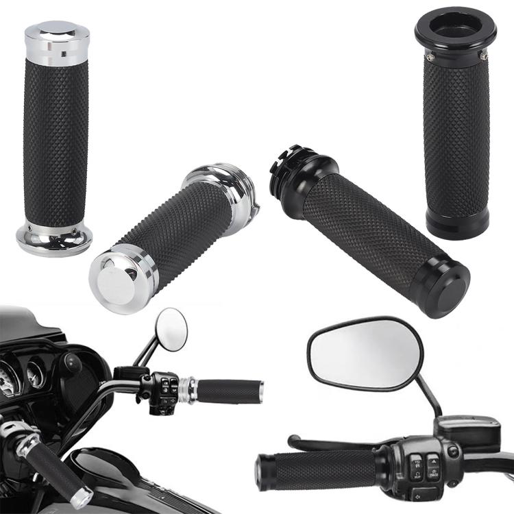 1 paio di manopole universali da 25 mm in stile retrò RSD per manubrio moto