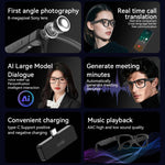 Occhiali intelligenti AIMB-G1Max con fotocamera da 8 MP e intelligenza artificiale, dotati di lenti fotocromatiche., G1Max