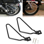 1 paio di staffe triangolari universali modificate per borse laterali da moto
