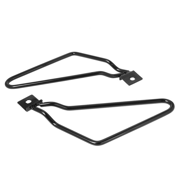 1 paio di staffe triangolari universali modificate per borse laterali da moto