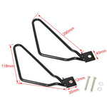 1 paio di staffe triangolari universali modificate per borse laterali da moto