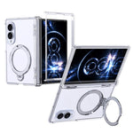 Custodia ShenYi R2 con anello metallico pieghevole magnetico a 360° per Galaxy Z