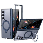 Custodia ShenYi R2 con anello metallico pieghevole magnetico a 360° per Galaxy Z