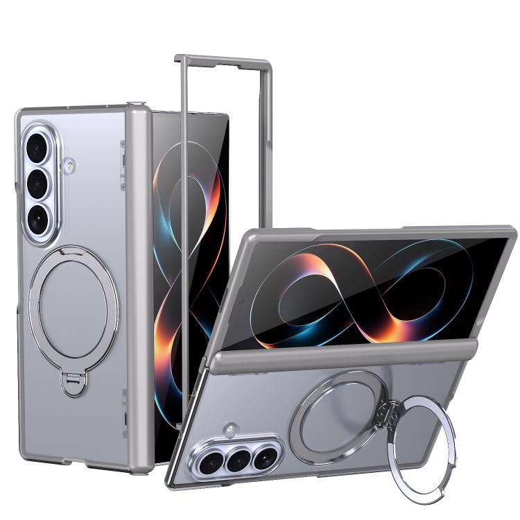 Custodia ShenYi R2 con anello metallico pieghevole magnetico a 360° per Galaxy Z