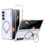 Custodia ShenYi R2 con anello metallico pieghevole magnetico a 360° per Galaxy Z