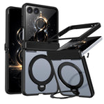 Custodia ShenYi R2 con anello metallico pieghevole magnetico a 360° per Galaxy Z