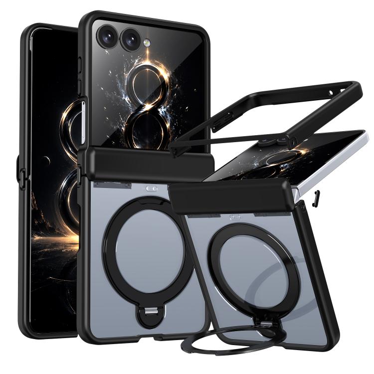 Custodia ShenYi R2 con anello metallico pieghevole magnetico a 360° per Galaxy Z