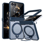 Custodia ShenYi R2 con anello metallico pieghevole magnetico a 360° per Galaxy Z