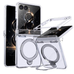 Custodia ShenYi R2 con anello metallico pieghevole magnetico a 360° per Galaxy Z