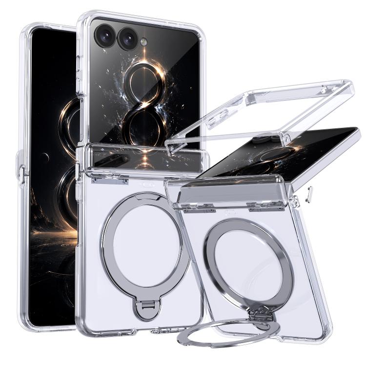 Custodia ShenYi R2 con anello metallico pieghevole magnetico a 360° per Galaxy Z