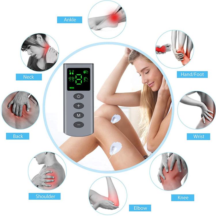 Set di guanti portatili per massaggio manuale con tecnologia EMS a impulsi, intelligenti e intelligenti.