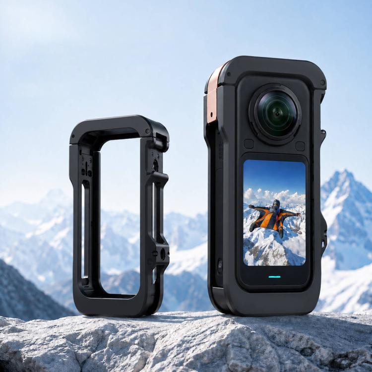 Telaio gabbia in lega di alluminio con copertura protettiva per Insta360 X6