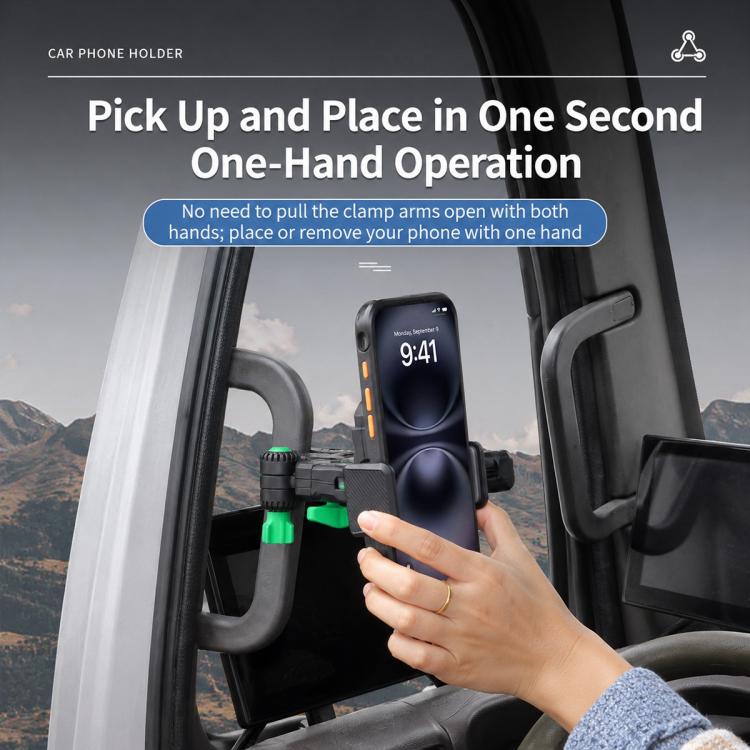 Supporto antivibrante per autocarri pesanti, Phone Clip, Tablet Clip