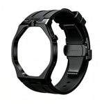 Cassa in metallo, chiusura a farfalla integrata, cinturino in silicone., For Swatch Royal Pop