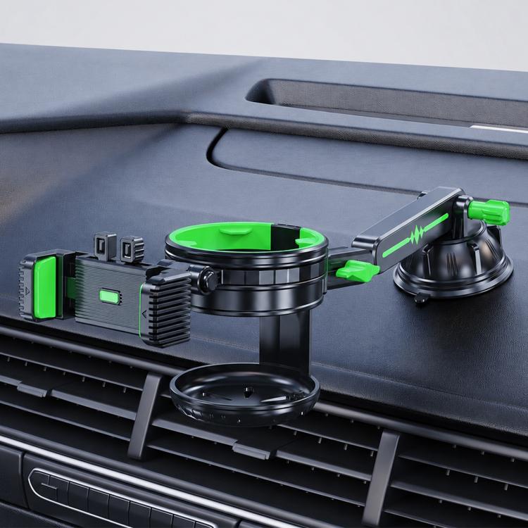 Supporto per telefono e bicchiere d'acqua da cruscotto/parabrezza per auto con ventosa, Extension Rod, Short Rod