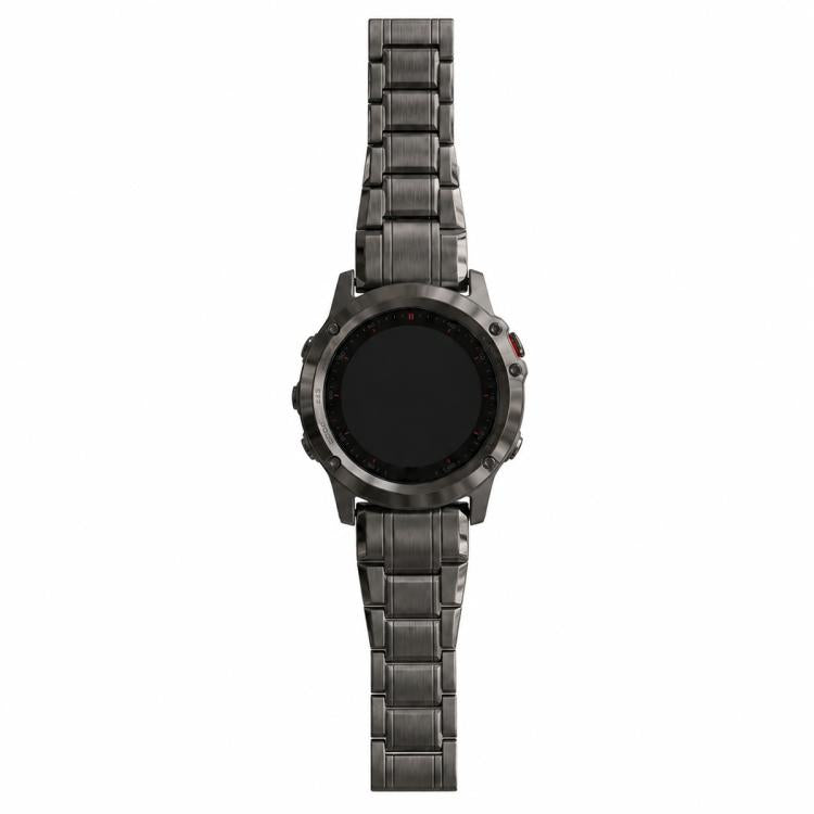 Cinturino per orologio a sgancio rapido in lega di titanio con cinque perline, For Garmin 22mm, For Garmin 26mm
