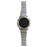 Cinturino per orologio a sgancio rapido in lega di titanio con cinque perline, For Garmin 22mm, For Garmin 26mm