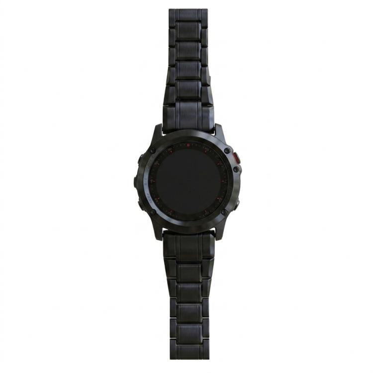 Cinturino per orologio a sgancio rapido in lega di titanio con cinque perline, For Garmin 22mm, For Garmin 26mm
