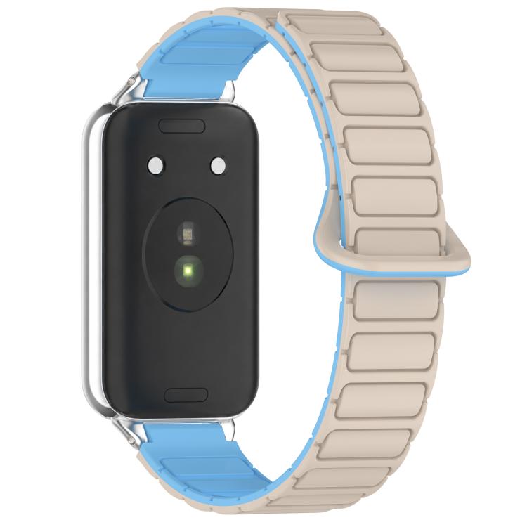 Cinturino per orologio in silicone con fibbia magnetica a forma di I e chiusura inversa, For Honor Band 11 / Band 11 Pro
