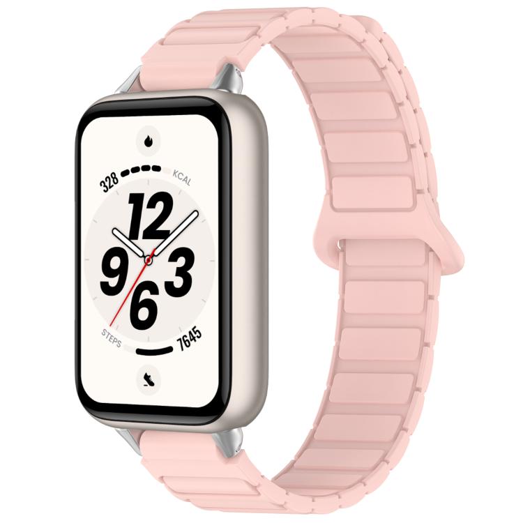 Cinturino per orologio in silicone con fibbia magnetica a forma di I e chiusura inversa, For Honor Band 11 / Band 11 Pro