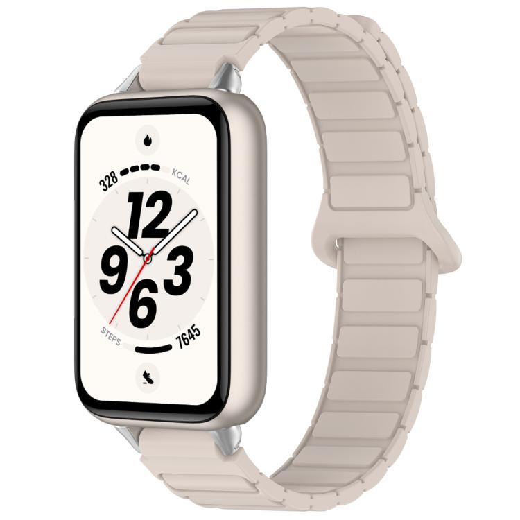 Cinturino per orologio in silicone con fibbia magnetica a forma di I e chiusura inversa, For Honor Band 11 / Band 11 Pro