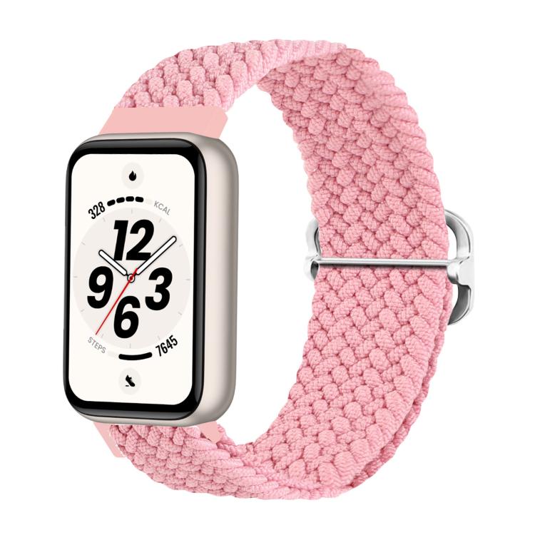 Cinturino per orologio in nylon intrecciato con chiusura scorrevole regolabile., For Honor Band 11 / Band 11 Pro