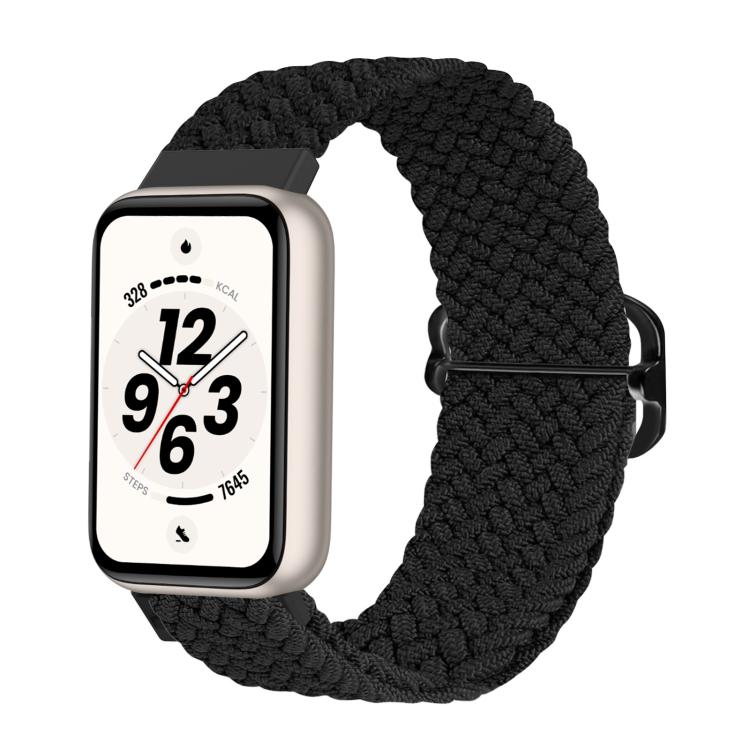 Cinturino per orologio in nylon intrecciato con chiusura scorrevole regolabile., For Honor Band 11 / Band 11 Pro