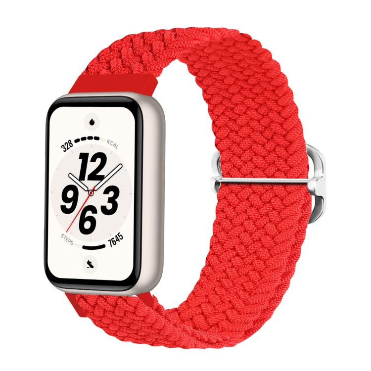 Cinturino per orologio in nylon intrecciato con chiusura scorrevole regolabile., For Honor Band 11 / Band 11 Pro
