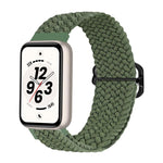 Cinturino per orologio in nylon intrecciato con chiusura scorrevole regolabile., For Honor Band 11 / Band 11 Pro