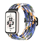 Cinturino per orologio in nylon intrecciato con chiusura scorrevole regolabile., For Honor Band 11 / Band 11 Pro