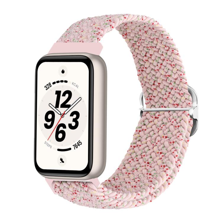 Cinturino per orologio in nylon intrecciato con chiusura scorrevole regolabile., For Honor Band 11 / Band 11 Pro