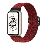 Cinturino per orologio in nylon intrecciato con chiusura scorrevole regolabile., For Honor Band 11 / Band 11 Pro