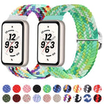 Cinturino per orologio in nylon intrecciato con chiusura scorrevole regolabile., For Honor Band 11 / Band 11 Pro