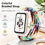 Cinturino per orologio in nylon intrecciato con chiusura scorrevole regolabile., For Honor Band 11 / Band 11 Pro
