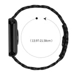 Cinturino per orologio sottile in acciaio inossidabile con fibbia a farfalla in metallo., For Honor Band 11 / Band 11 Pro
