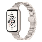 Cinturino per orologio sottile in acciaio inossidabile con fibbia a farfalla in metallo., For Honor Band 11 / Band 11 Pro