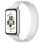 Cinturino per orologio in silicone morbido magnetico con texture a litchi, For Honor Band 11 / Band 11 Pro