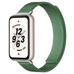 Cinturino per orologio in silicone morbido magnetico con texture a litchi, For Honor Band 11 / Band 11 Pro