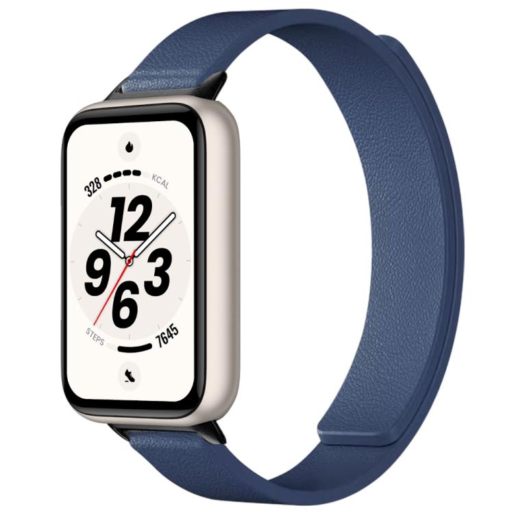 Cinturino per orologio in silicone morbido magnetico con texture a litchi, For Honor Band 11 / Band 11 Pro