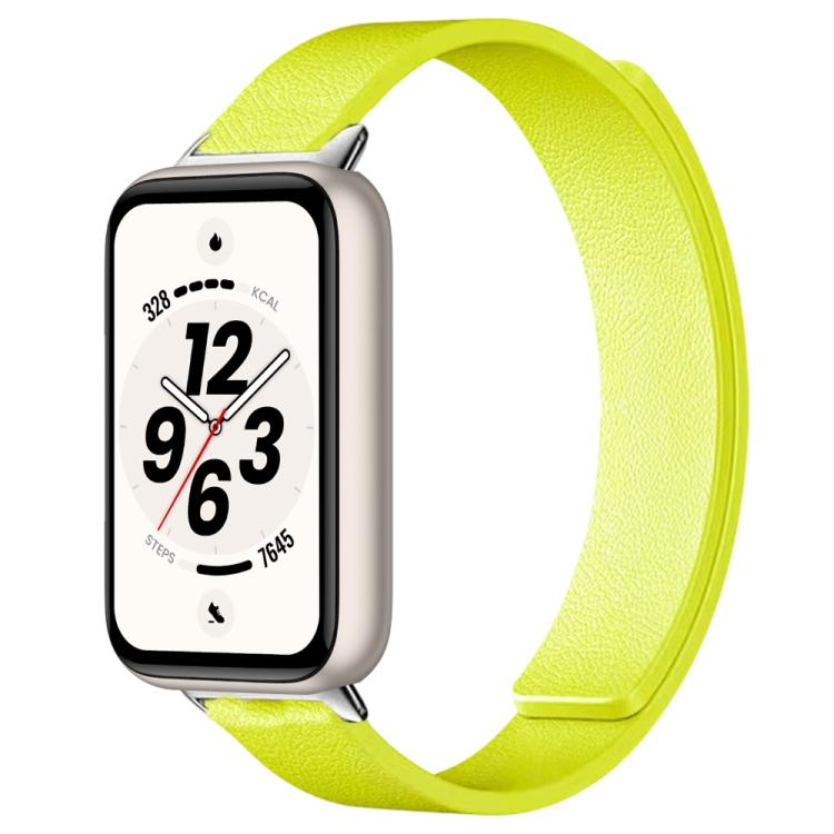 Cinturino per orologio in silicone morbido magnetico con texture a litchi, For Honor Band 11 / Band 11 Pro