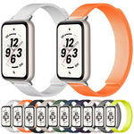 Cinturino per orologio in silicone morbido magnetico con texture a litchi, For Honor Band 11 / Band 11 Pro