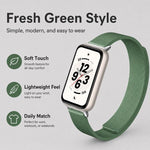 Cinturino per orologio in silicone morbido magnetico con texture a litchi, For Honor Band 11 / Band 11 Pro