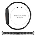 Cinturino per orologio in metallo con tre perline, For Honor Band 11 / Band 11 Pro