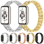 Cinturino per orologio in metallo con tre perline, For Honor Band 11 / Band 11 Pro